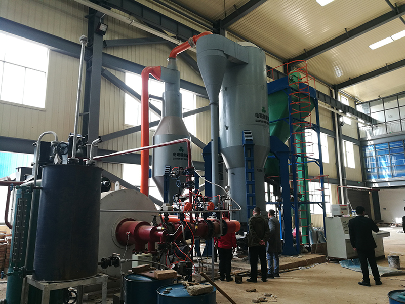 Biomass Gasifier Enclosed in a Building